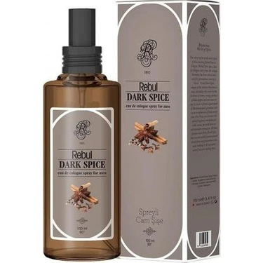 Rebul Dark Spice Kolonya Cam Şişe 100