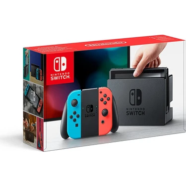 Nintendo Switch Mavi Kırmızı Joy - Con + The Legend Of Zelda Breath Of The