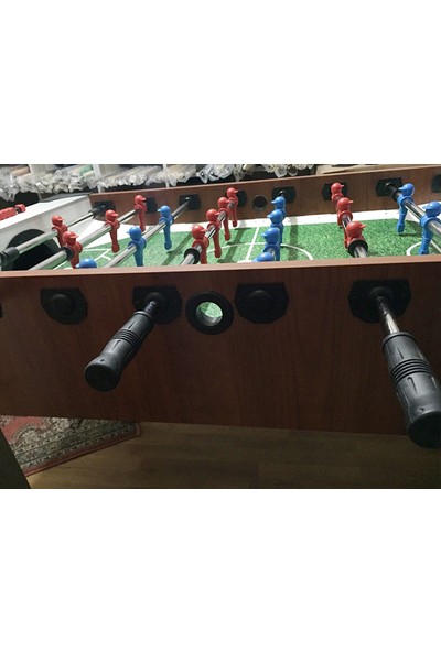 Kral Bilardo Langırt Masası - Masa Futbolu ( Üstü Kapalı ) Tamperli Cam