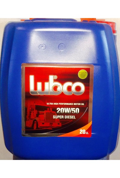 Lubco 20W50 20 Litre Motor Yağı ( Üretim Yılı: 2020 )