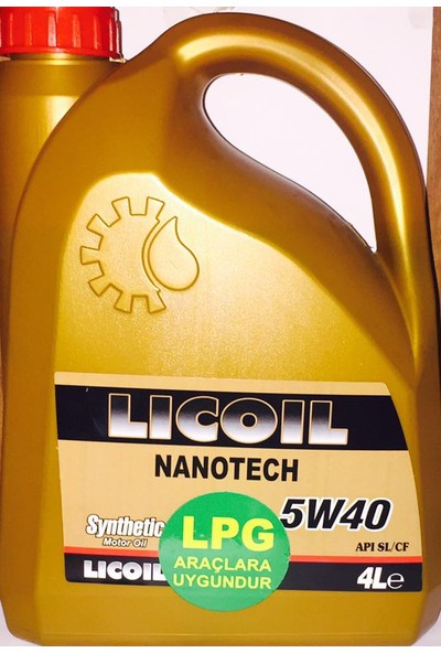 Licoil 5W-40 LPG 4 Litre Motor Yağı ( Üretim Yılı: 2021 )