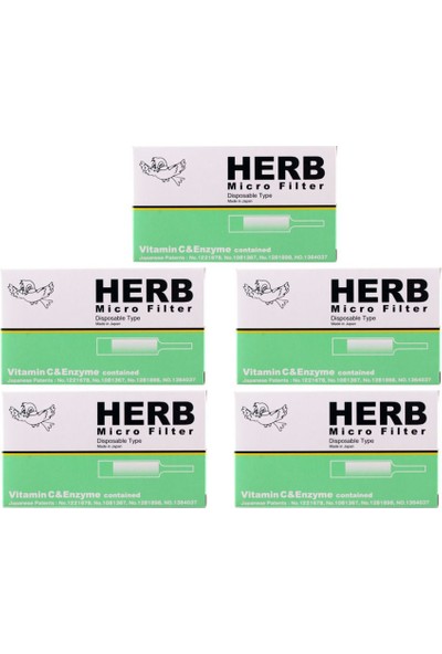 Friend Holder Herb Micro Filter Kullanat Sigara Ağızlığı 5'li Paket