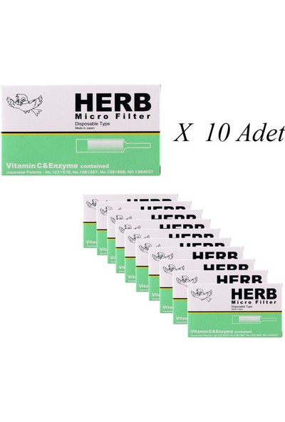 Friend Holder Herb Micro Filter Kullanat Sigara Ağızlığı 10'lu Paket
