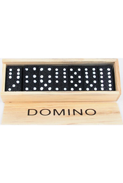 50bir Ahşap Kutulu Domino Seti