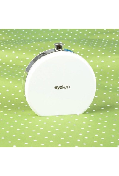 Eyekan Parfüm Şişesi Şeklinde Lens Kutusu (Beyaz)