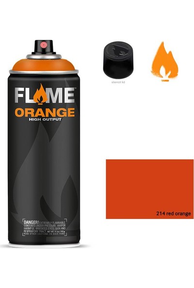 Flame Sprey Boya 400 ML Fo-214 Red-orange