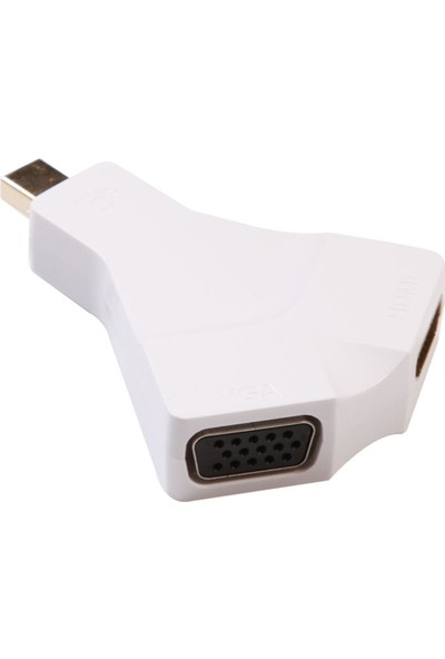 Arabulalaca Apple Macbook Mini Display Port 1.2 Vga+Hdmı 2İ1