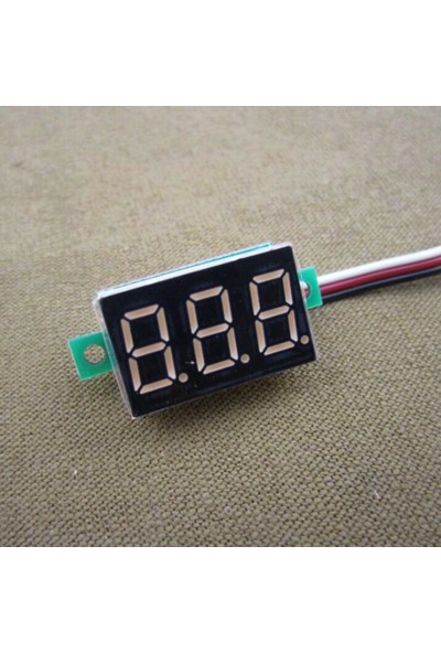 Dijital Mini Voltmetre Dc 0V 100V Gerilim Voltaj Ölçer
