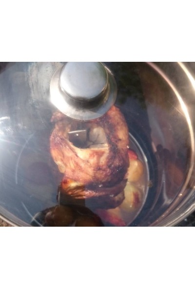 Gürkan Tenekede Tavuk Kebab Seti Cam Kapağı Sayesinde Pişip Pişmediğini Görebilirsiniz