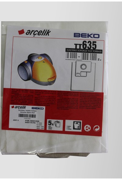 Arcelik S 6680b 6840 6870 6880 Py Pys Supurge Toz Torbasi 20 Adet Fiyatlari Ve Ozellikleri