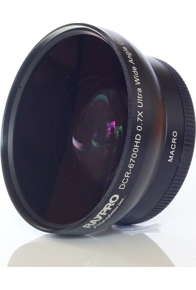 Raypro DCR-6700HD 67mm 0.70x Ultra Geniş Açı + Makro Lens