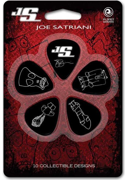 Planetwaves 1Cbk4-10Js Pena Joe Satriani 10 Ad. Medium Siyah