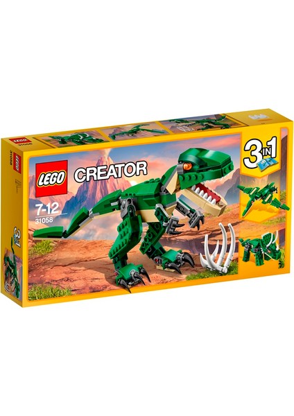 LEGO® Creator Muhteşem Dinozorlar 31058 - 7 Yaş ve Üzeri Dinazorları Seven Çocuklar için Yaratıcı Oyuncak Yapım Seti (174 Parça)