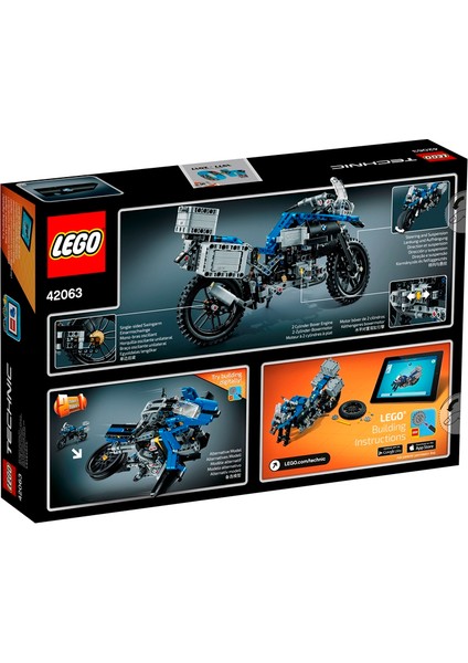 Technic 42063 BMW R 1200 GS Macerası modelleri
