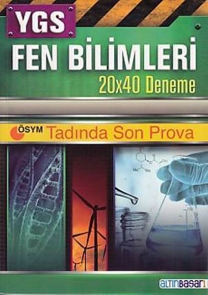 Altınbaşarı YGS Fen Bilimleri 20x40 Deneme