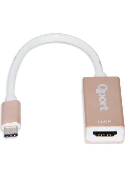 Q-Th Type-C(M) To HDMI(F) 4K*2K 30 Hz Dönüştürücü