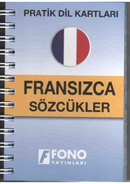 Fono Yayınları Pratik Dil Kartı Fransızca Sözcükler