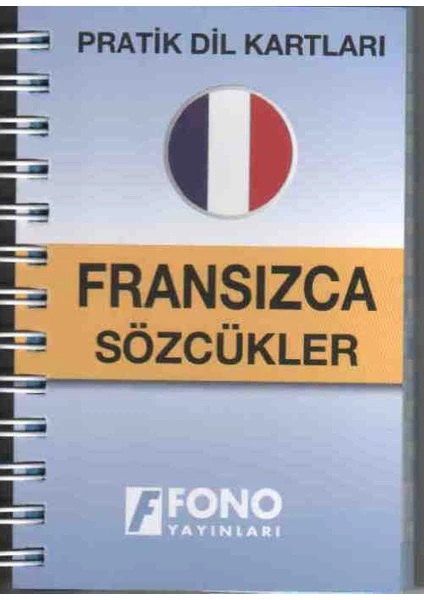 Fono Yayınları Pratik Dil Kartı Fransızca Sözcükler