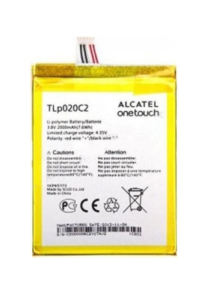 Alcatel İdol X Uyumlu Batarya Pil ( Tlp020C2 )