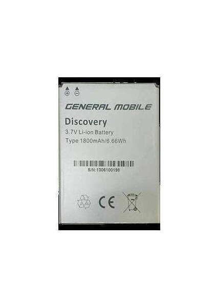 General Mobile Discovery Uyumlu Batarya