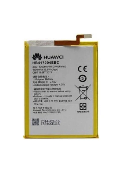 Huawei Mate 7 Uyumlu Batarya Pil ( Hb417094Ebc )