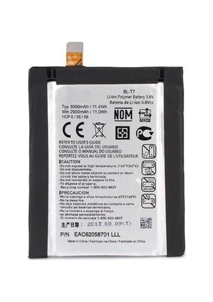 Lg G2 Pil 3000 Mah