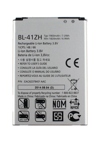 Lg L Fino Uyumlu Batarya Pil ( Bl-41Zh )
