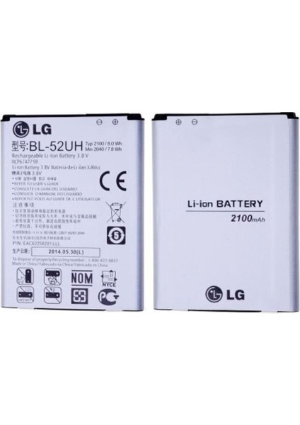 Lg L65 Uyumlu Batarya Pil Bl-52Uh