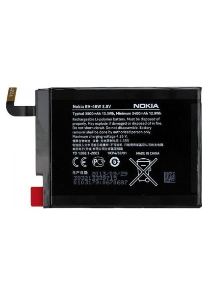 Nokia Lumia 630 Uyumlu Batarya Bl-5H