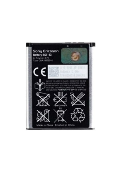 Sony Ericsson Yari Bst-43 Uyumlu Batarya