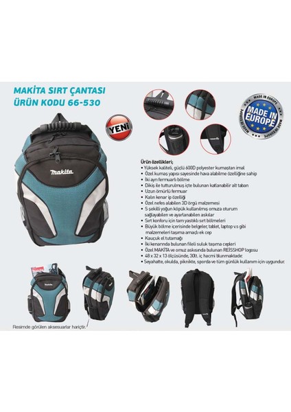 66 530 Alet Sırt Çantası