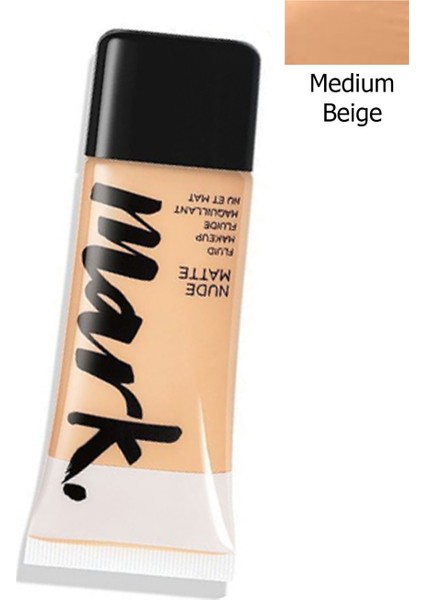 Mark Mat Görünüm Veren Fondöten Medium Beige