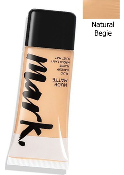 Mark Mat Görünüm Veren Fondöten Natural Begie