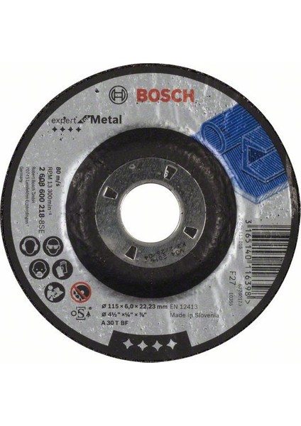 115 x 6,0 Mm Expert For Metal 2608600218