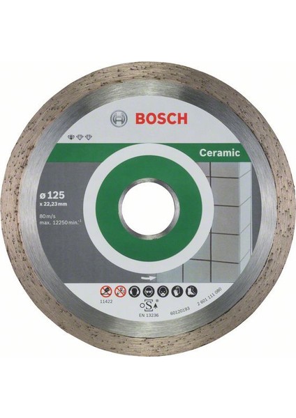 9+1 Standard For Ceramic 125Mm 2608603232