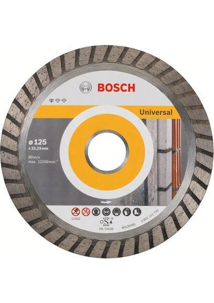 9+1 Standard For Uni. Turbo 125 Mm 2608603250