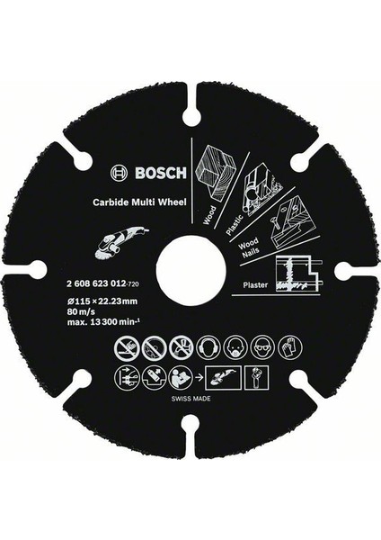 Carbide Multi Wheel 115 Mm 2608623012
