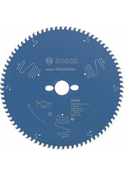 Expert For Aluminium 260 x 30 Mm 80 Diş 2608644113