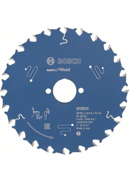 Expert For Wood 165 x 30 Mm 24 Diş 2608644025