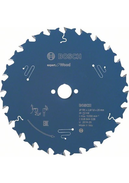 Expert For Wood 184 x 20 Mm 24 Diş 2608644038