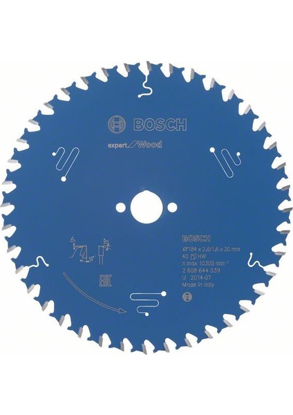 Expert For Wood 184 x 20 Mm 40 Diş 2608644039