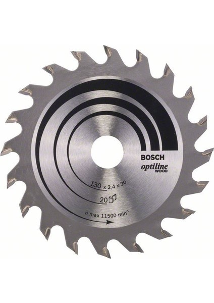 Optiline Wood 130 x 20/16 Mm 20 Diş 2608640582