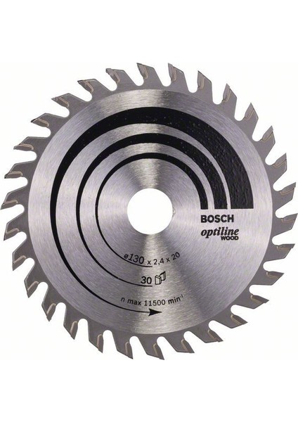 Optiline Wood 130 x 20/16 Mm 30 Diş 2608640583