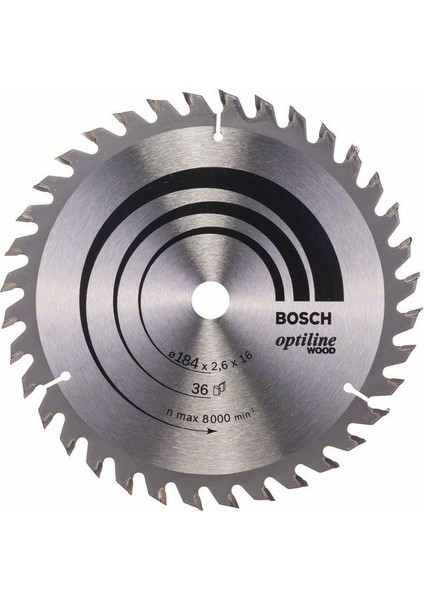 Optiline Wood 184 x 16 Mm 36 Diş 2608640818