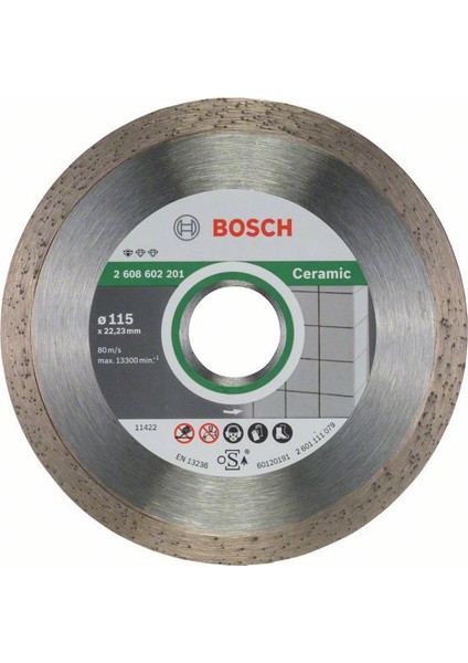 Standard For Ceramic 115 Mm 2608602201