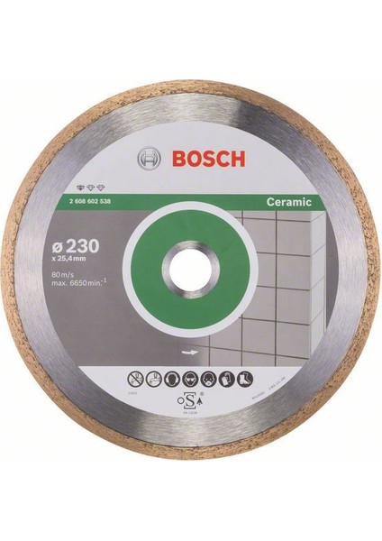 Standard For Ceramic 230 Mm 2608602538