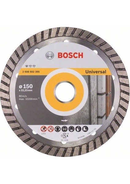 Standard For Universal Turbo 150 Mm 2608602395
