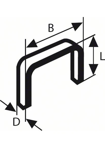 Zımba Teli Tip 53 11,4 x 0,74 x 4 Mm 2609200291