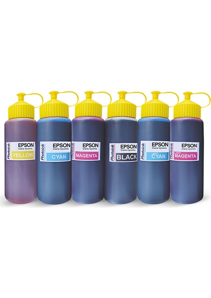 Claria Ve L Serisi Yazıcılar İçin Uyumlu 6X500 Ml Mürekkep Seti