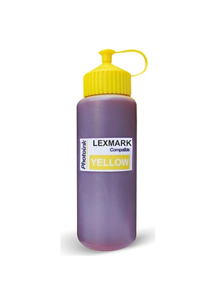 Lexmark Yazıcılar İçin Uyumlu 500 Ml Sarı Mürekkep